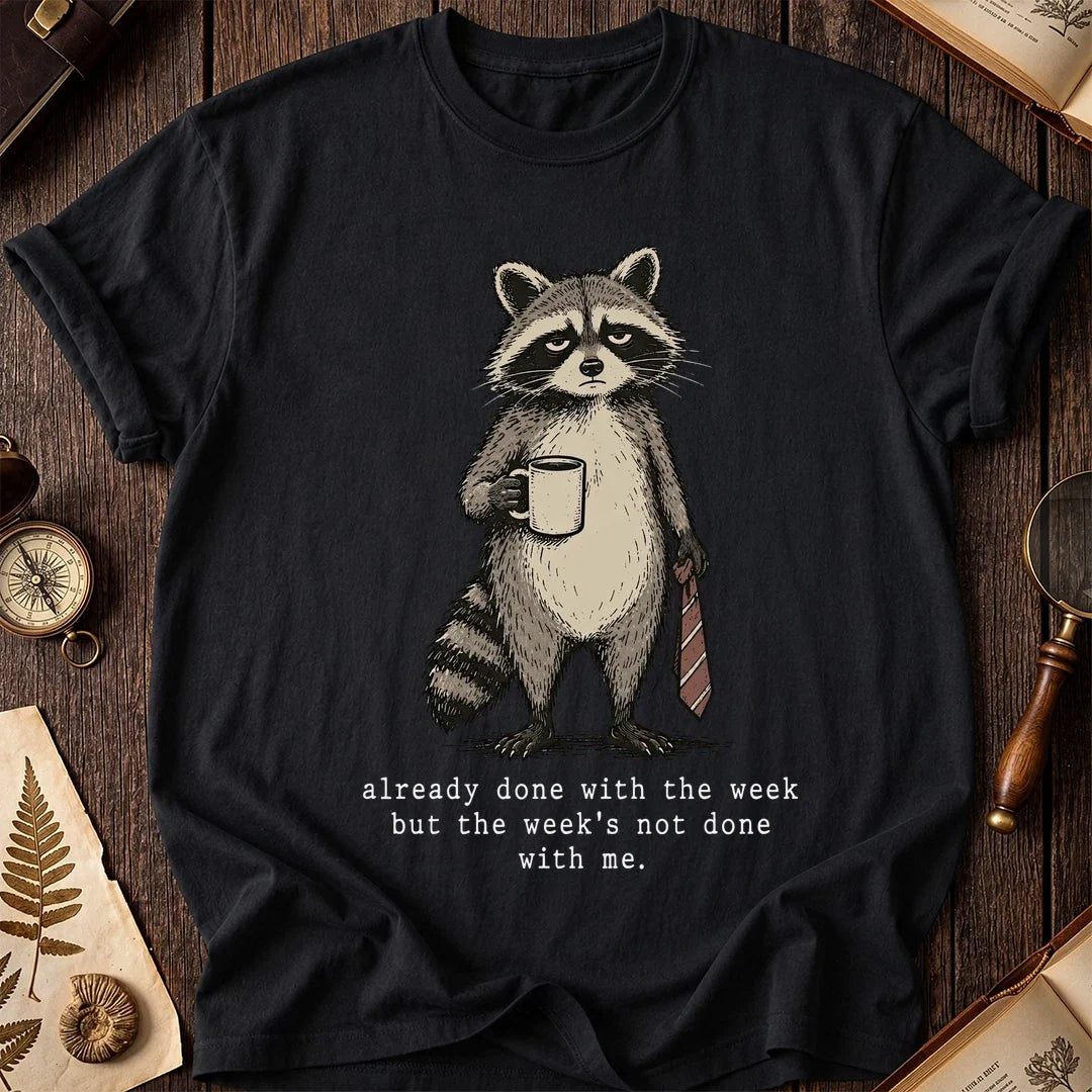 Not Friday Raccoon T-Shirt product image 2