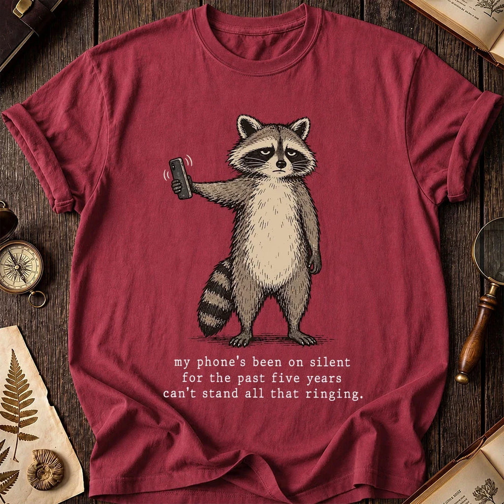 On Silent Raccoon T-Shirt product image 5