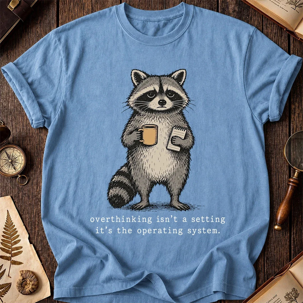 Overthink Raccoon T-Shirt product image 4