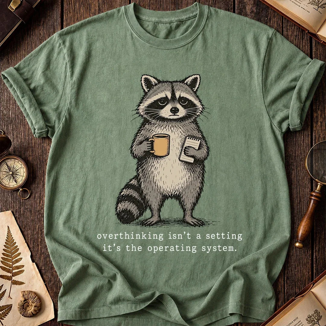 Overthink Raccoon T-Shirt product image 1