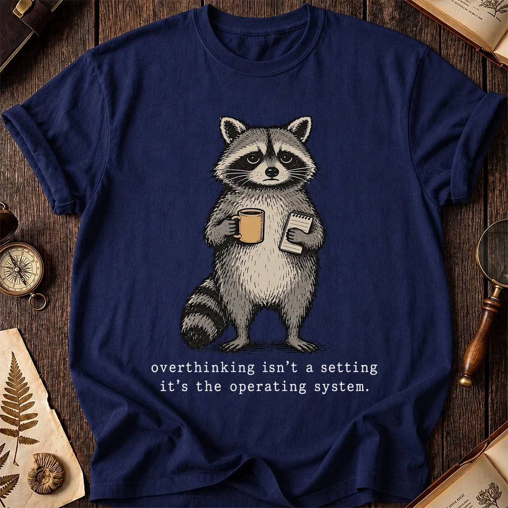 Overthink Raccoon T-Shirt product image 7