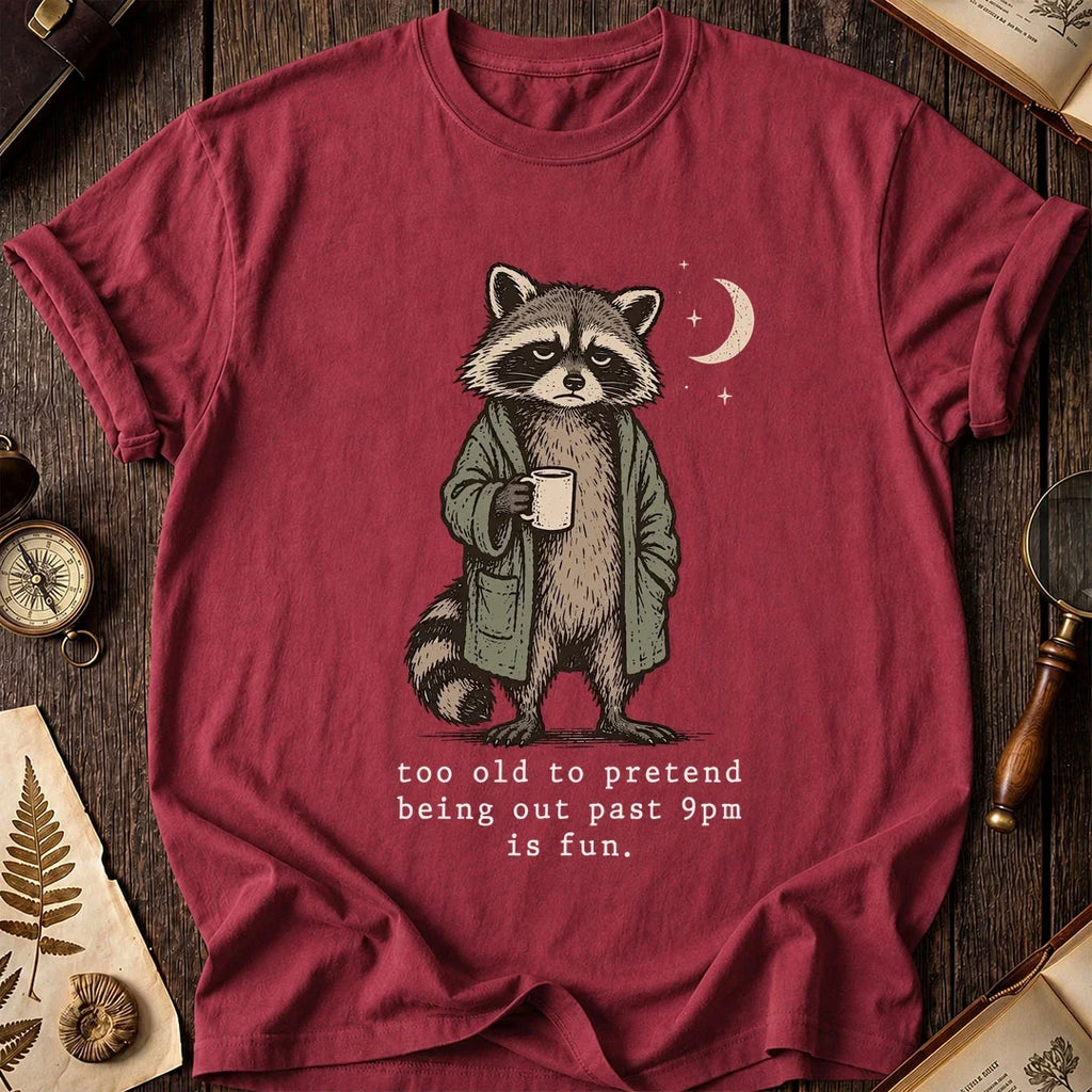 Past 9PM Raccoon T-Shirt product image 5