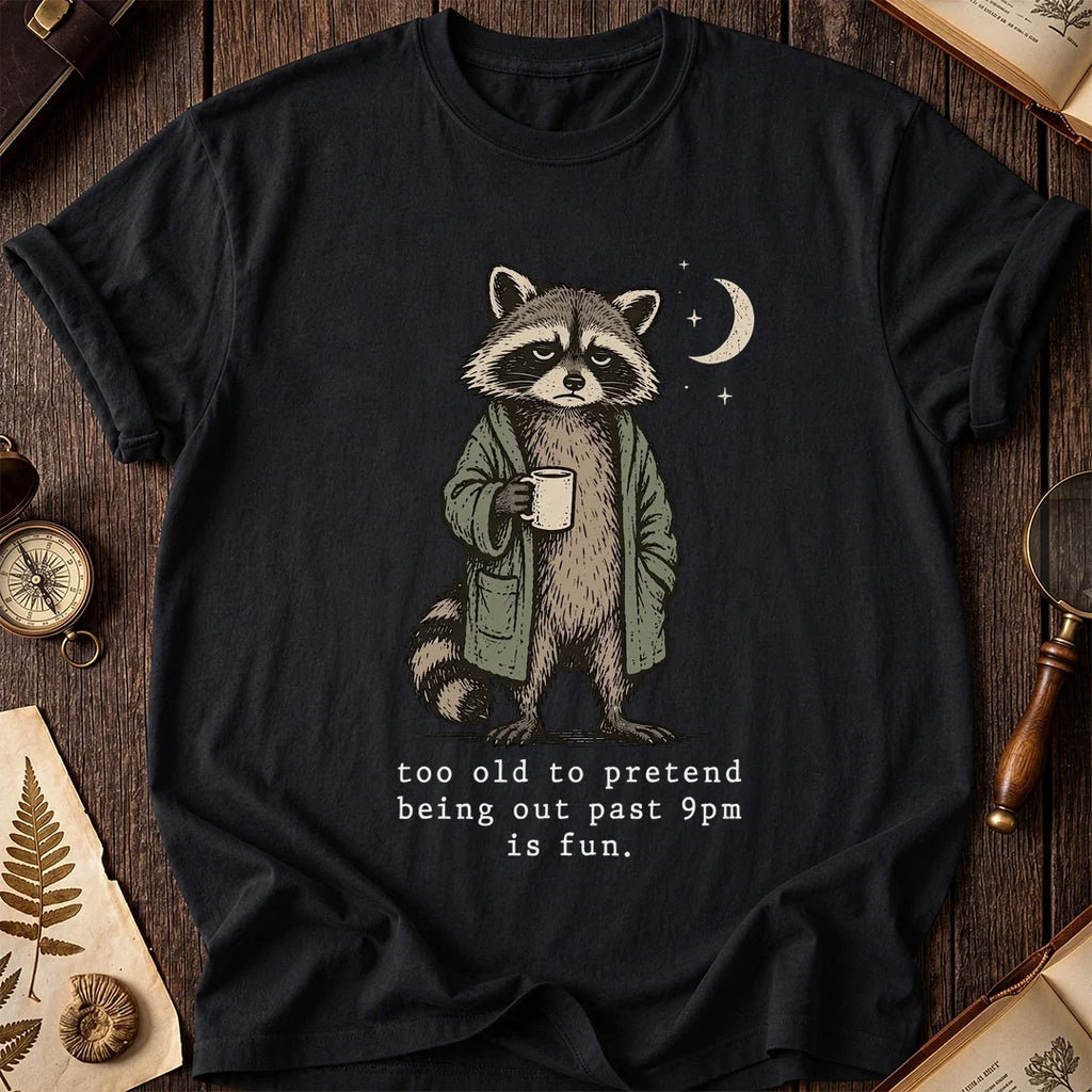 Past 9PM Raccoon T-Shirt product image 2