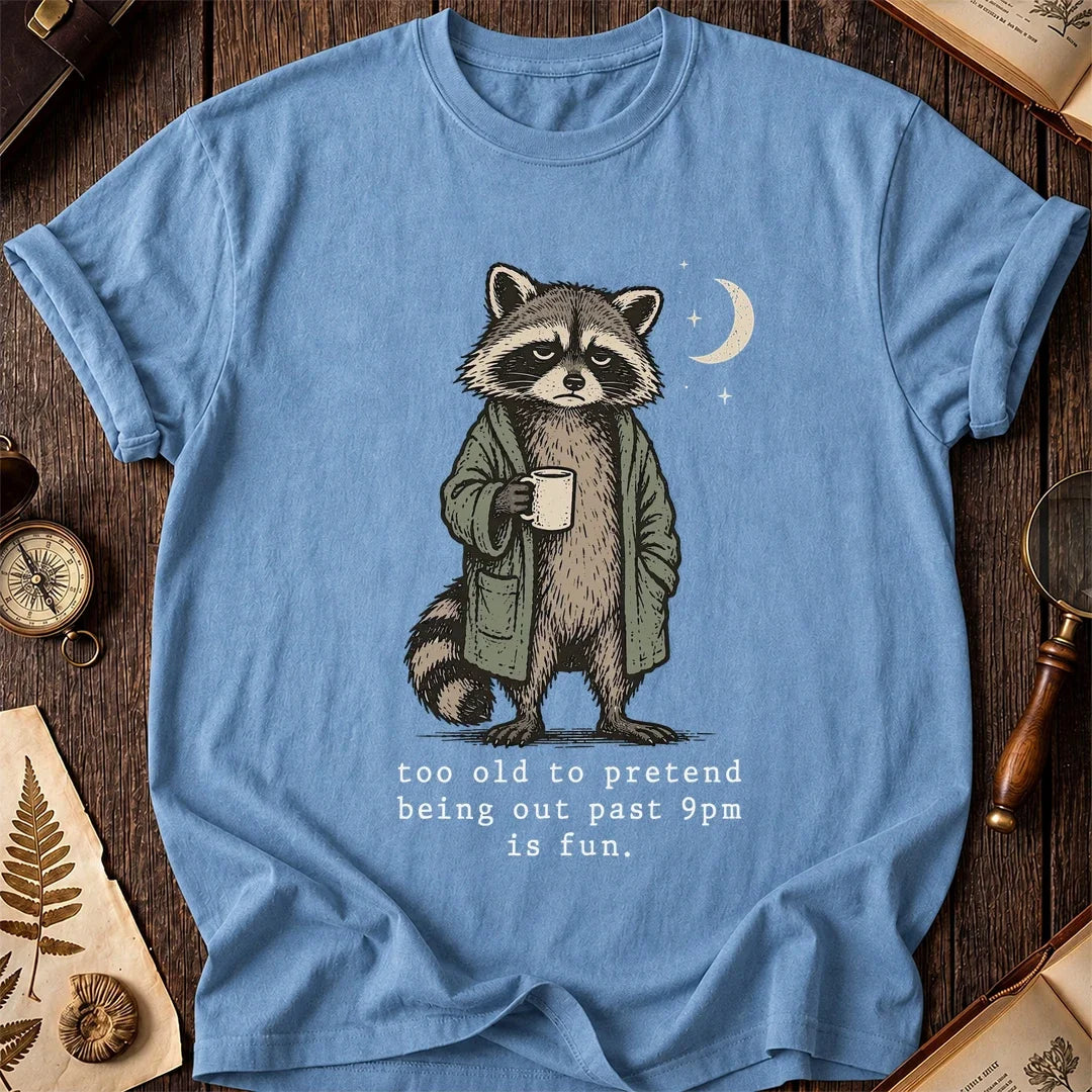 Past 9PM Raccoon T-Shirt product image 4