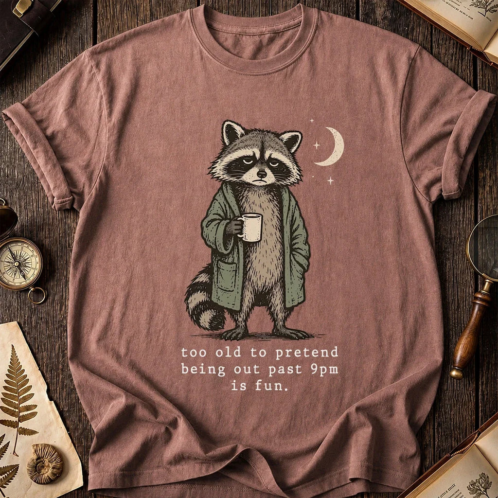 Past 9PM Raccoon T-Shirt product image 8