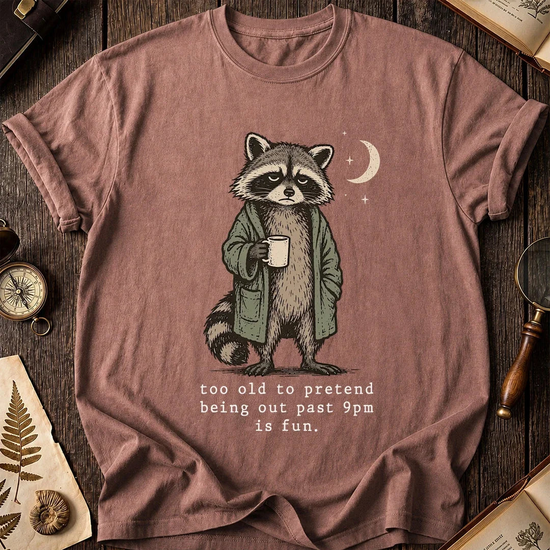 Past 9PM Raccoon T-Shirt product image 8