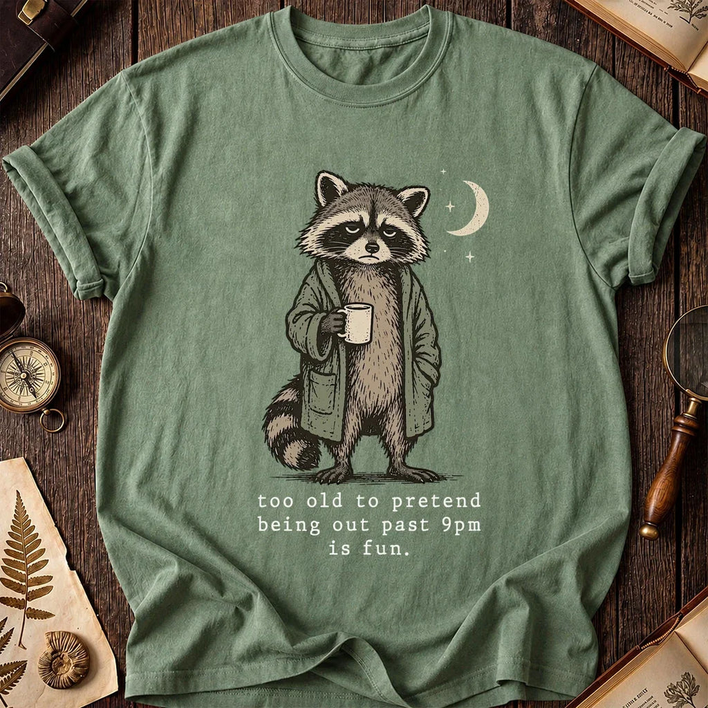 Past 9PM Raccoon T-Shirt product image 1