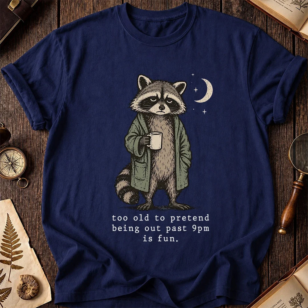 Past 9PM Raccoon T-Shirt product image 7