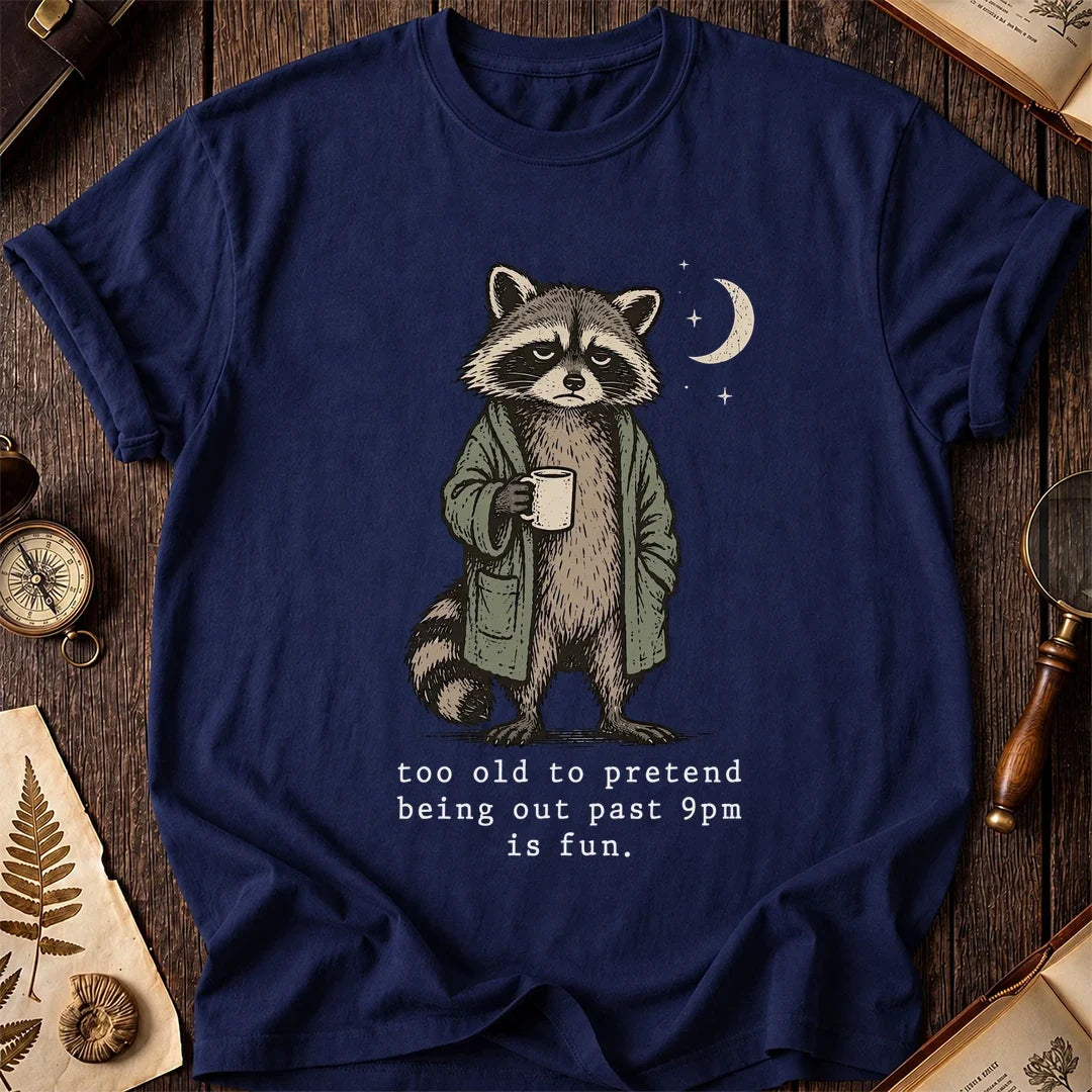 Past 9PM Raccoon T-Shirt product image 7