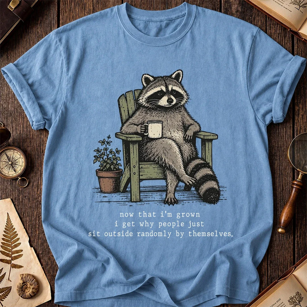 Porch Time Raccoon T-Shirt product image 4