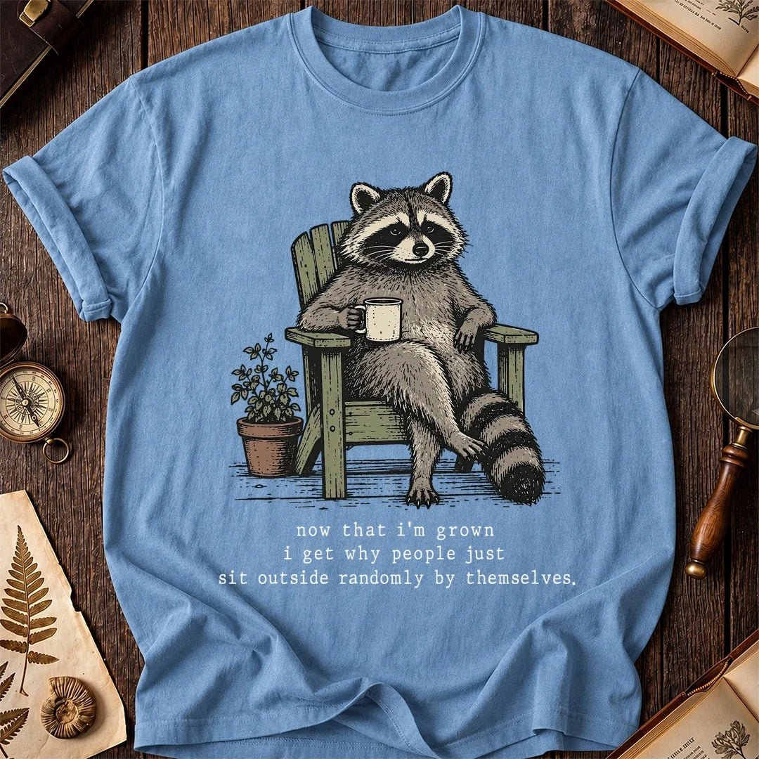 Porch Time Raccoon T-Shirt product image 4
