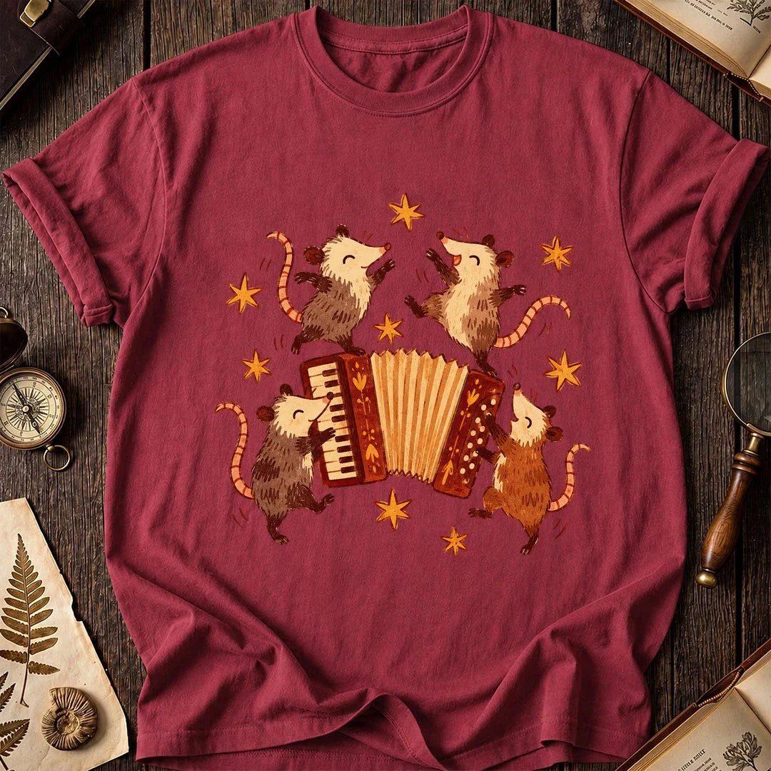 Possum Accordion T-Shirt product image 5