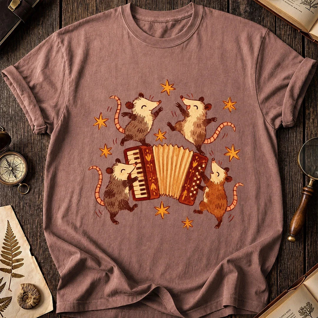 Possum Accordion T-Shirt product image 8