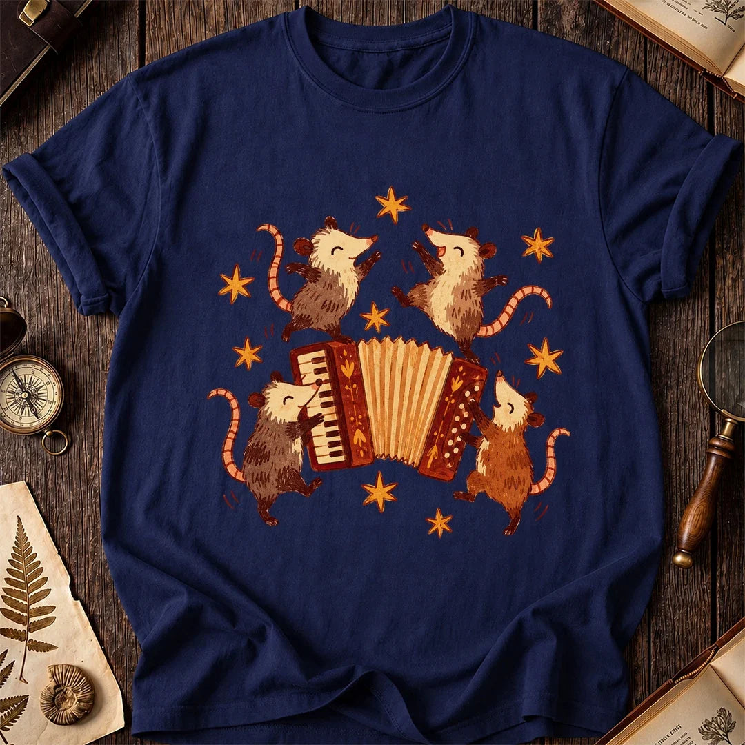 Possum Accordion T-Shirt product image 7