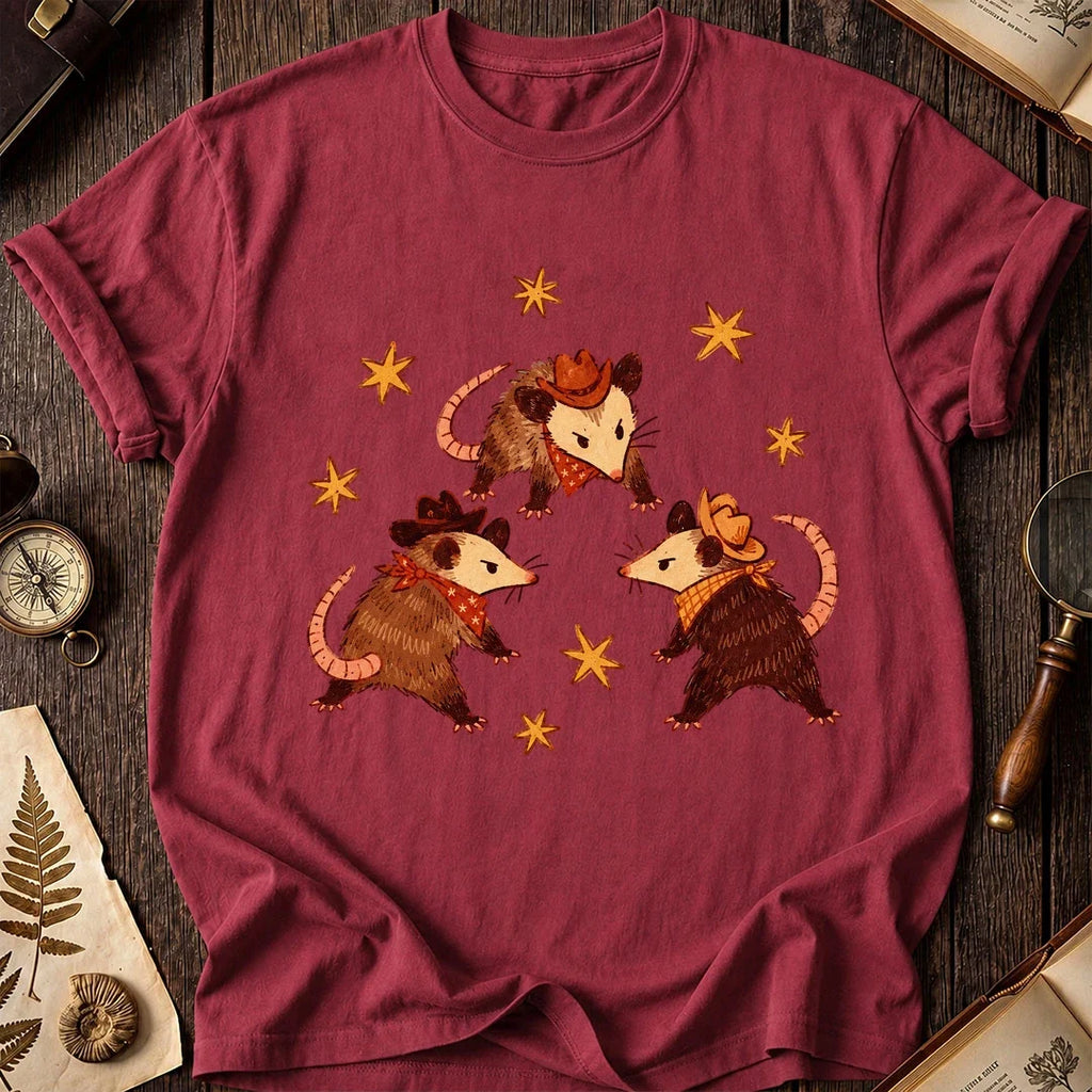 Possum Cowboy Trio T-Shirt product image 5