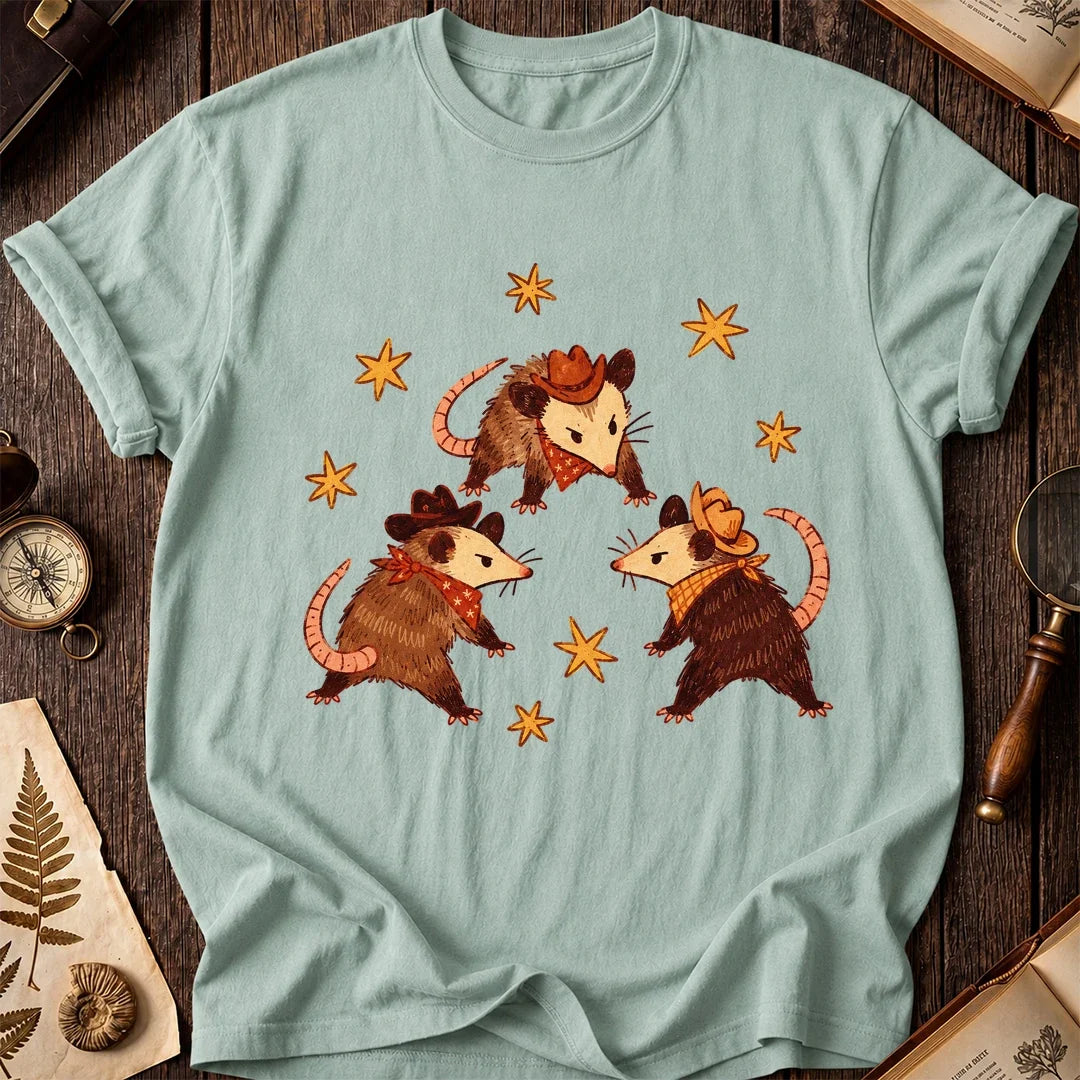 Possum Cowboy Trio T-Shirt product image 2
