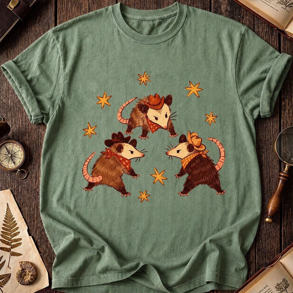 Possum Cowboy Trio T-Shirt product image 1