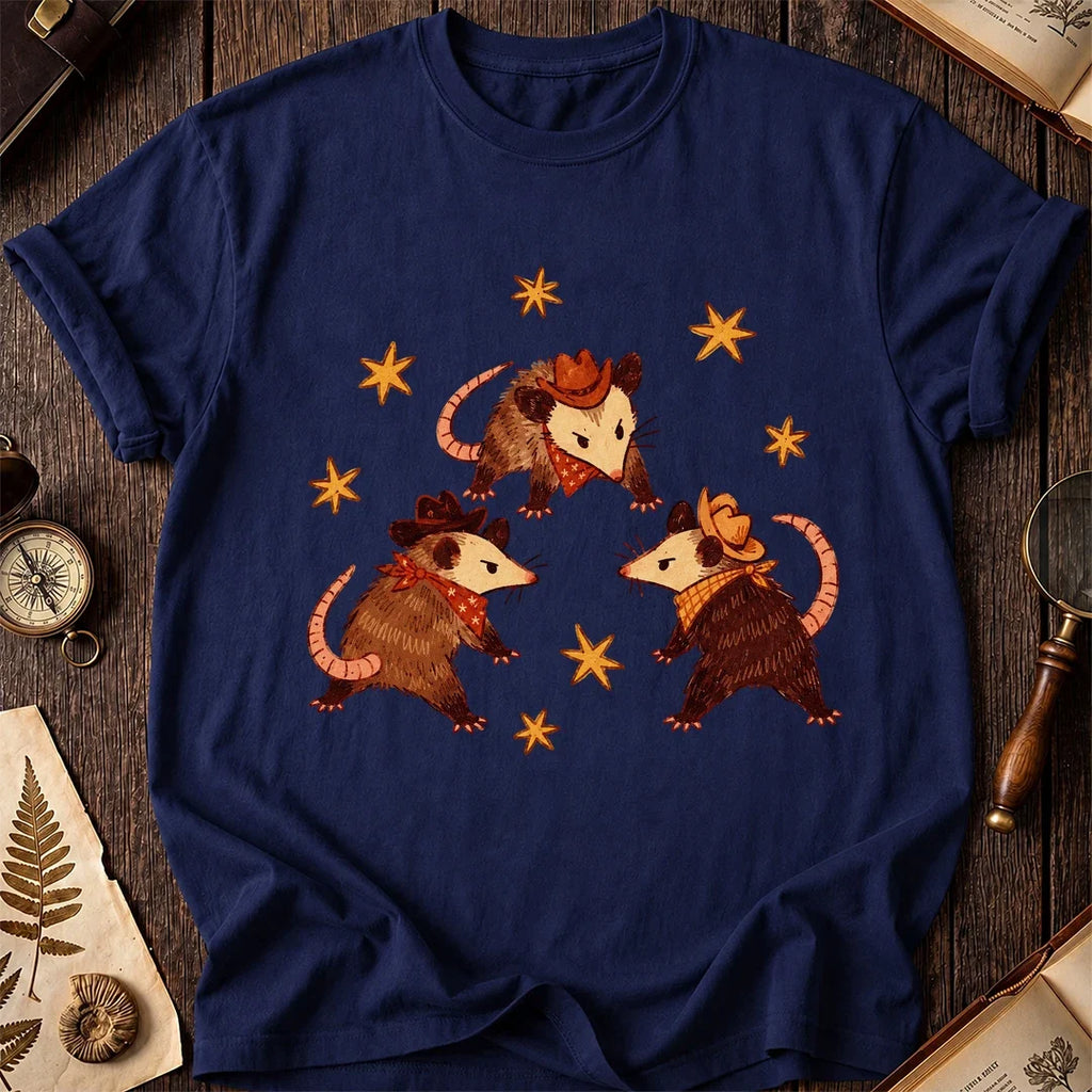 Possum Cowboy Trio T-Shirt product image 7