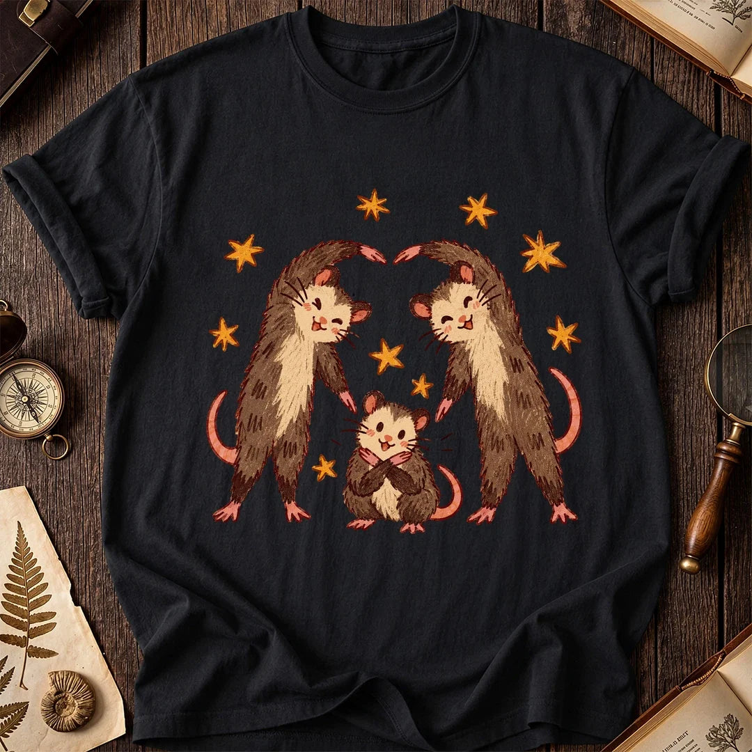 Possum Family Arch T-Shirt product image 2
