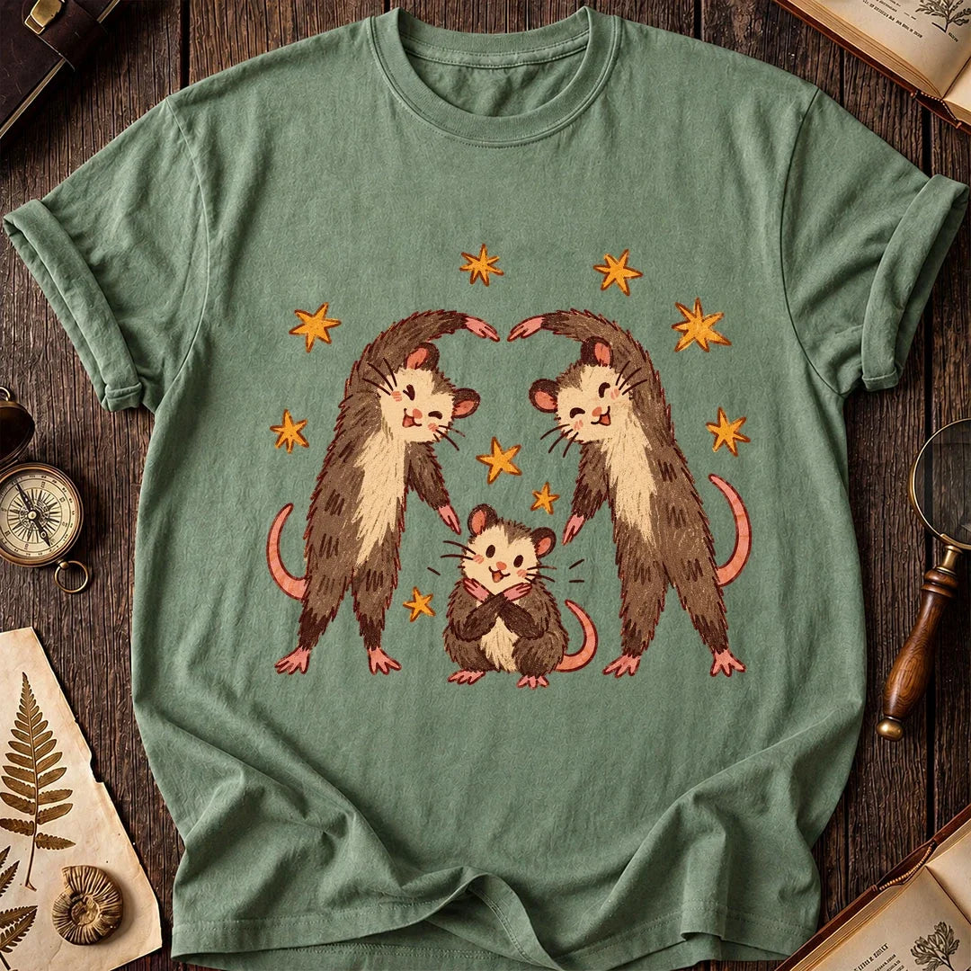 Possum Family Arch T-Shirt product image 1
