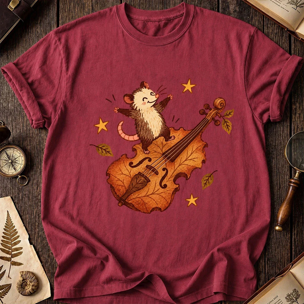 Possum Leaf Cello T-Shirt product image 5
