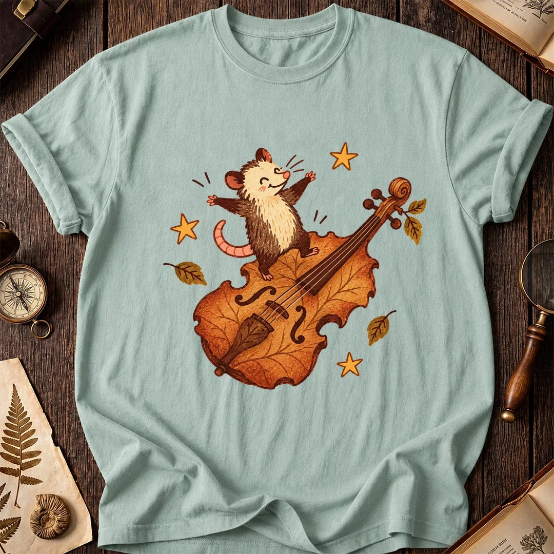 Possum Leaf Cello T-Shirt product image 2