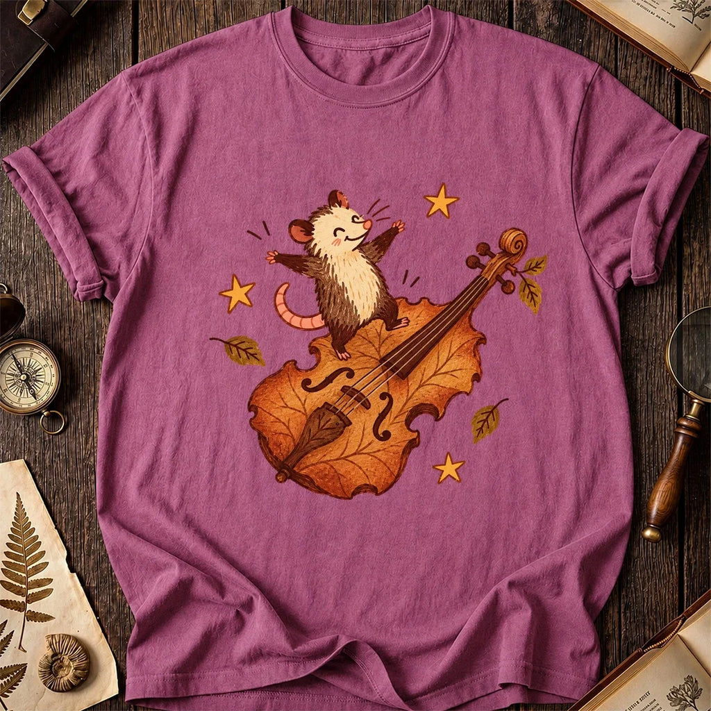 Possum Leaf Cello T-Shirt product image 3