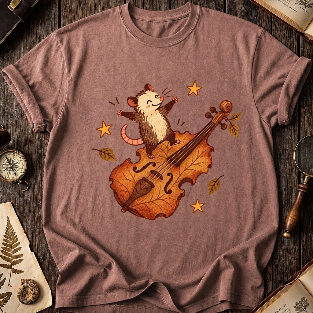 Possum Leaf Cello T-Shirt product image 8