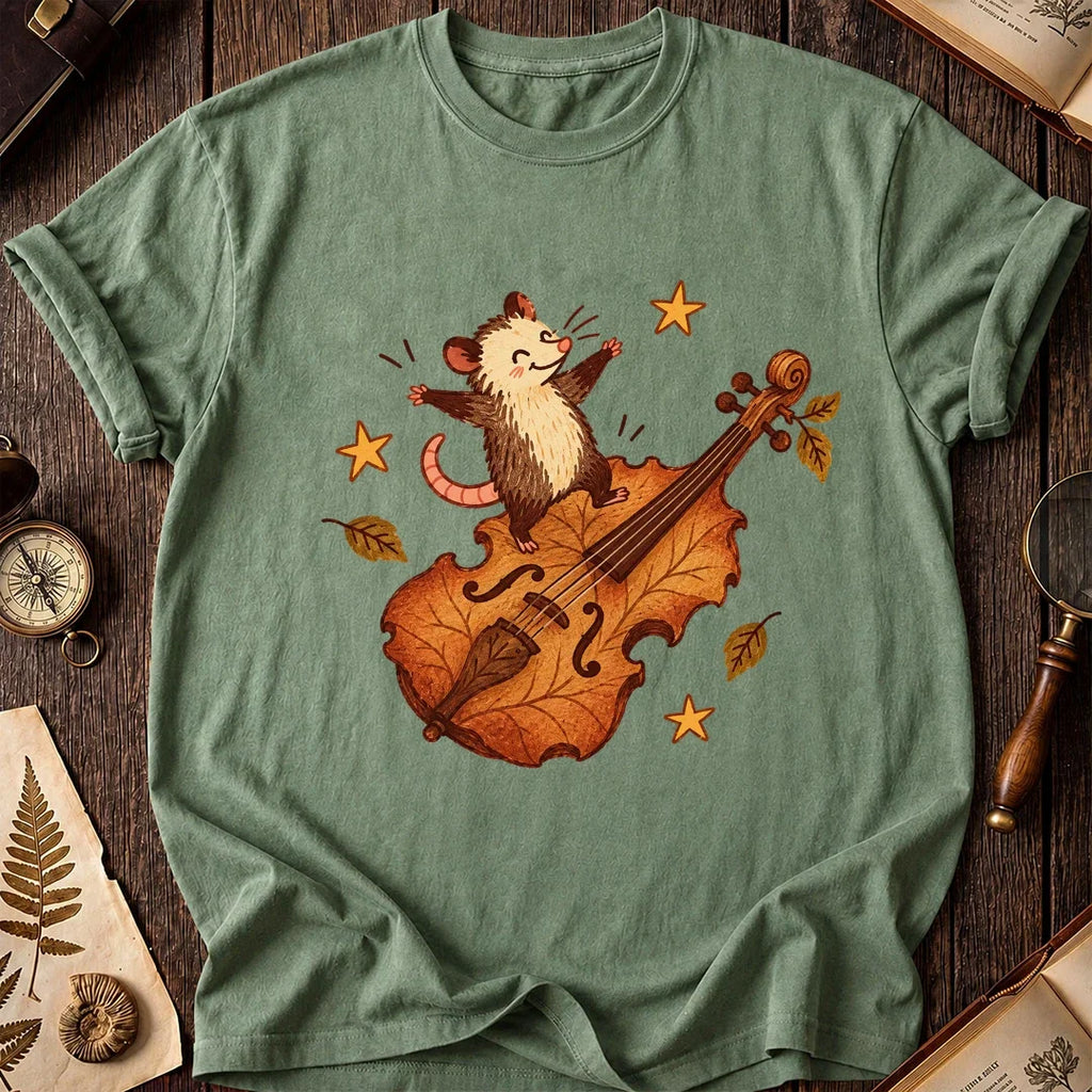 Possum Leaf Cello T-Shirt product image 1
