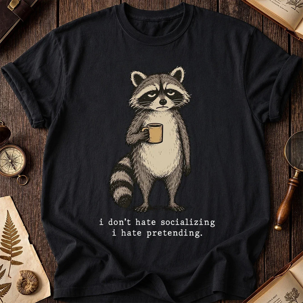 Pretending Raccoon T-Shirt product image 2