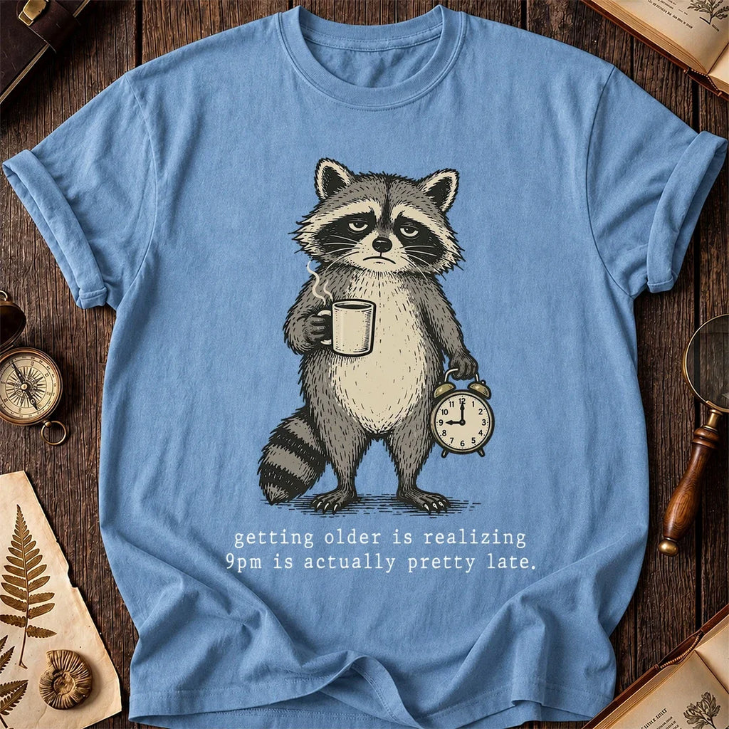 Pretty Late Raccoon T-Shirt product image 4