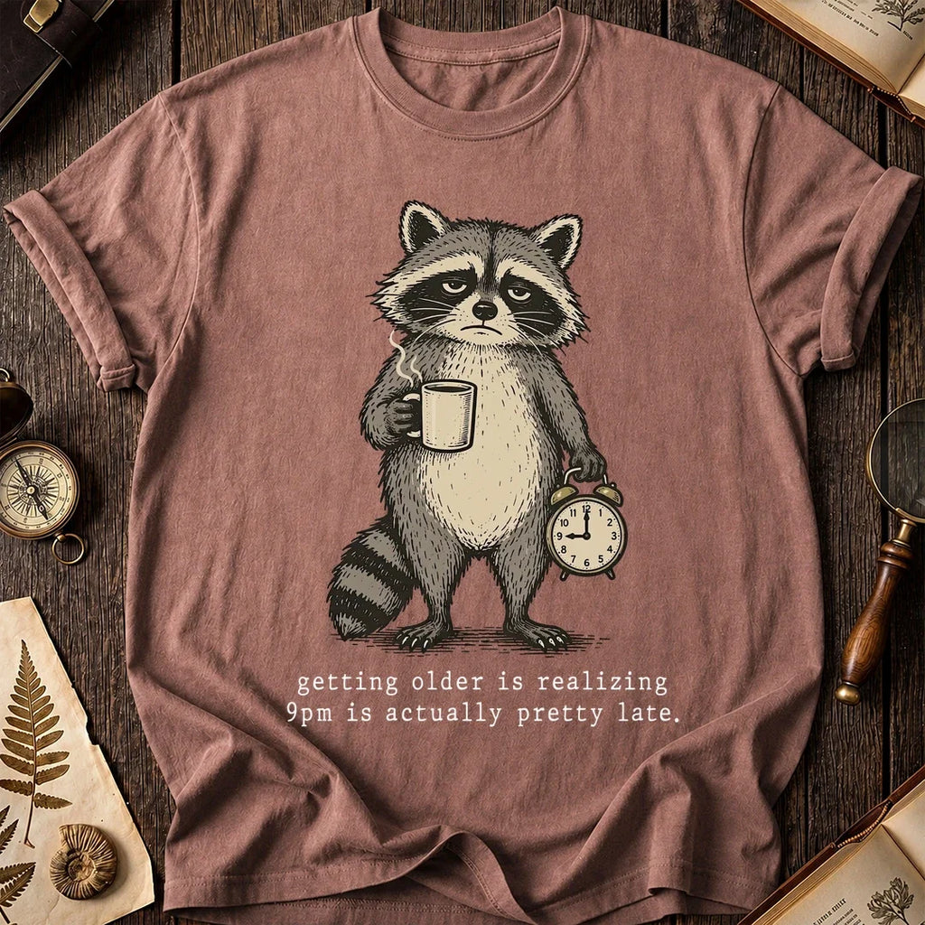 Pretty Late Raccoon T-Shirt product image 8