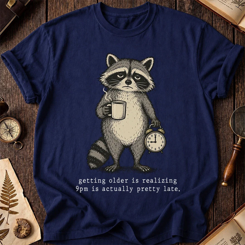 Pretty Late Raccoon T-Shirt product image 7