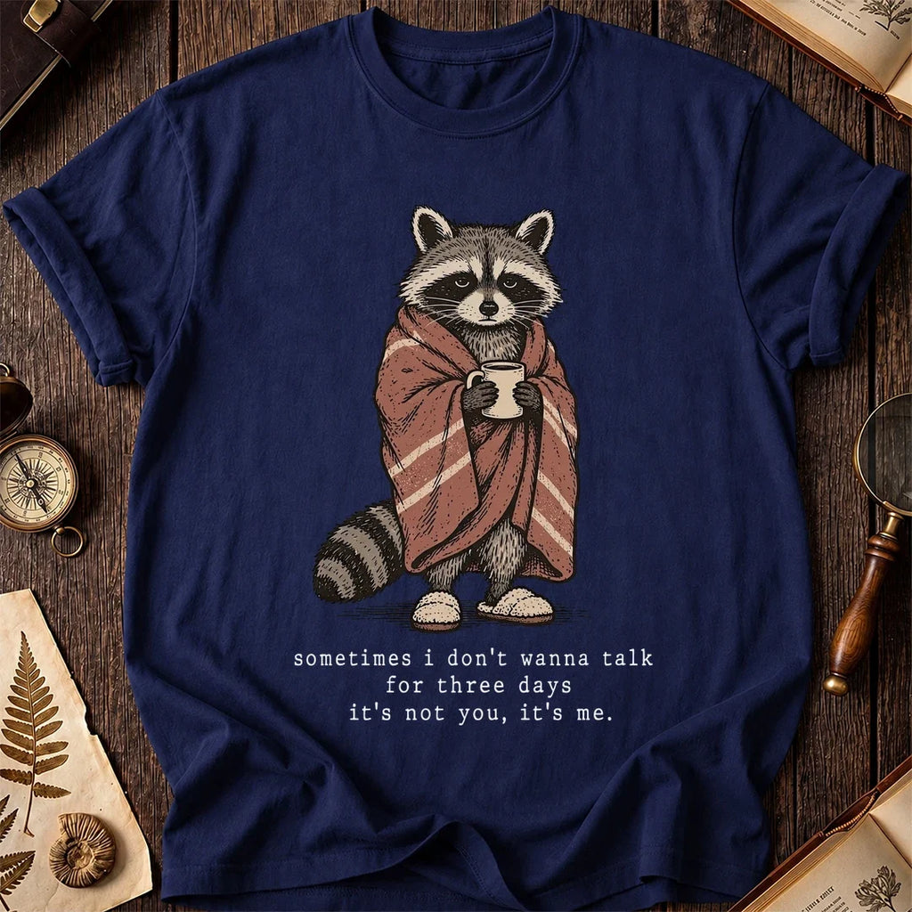 Quiet Days Raccoon T-Shirt product image 7