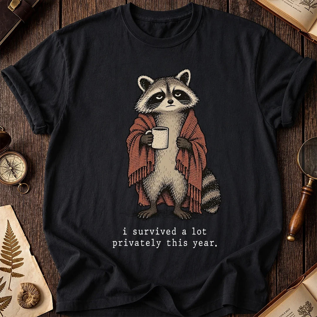Quiet Year Raccoon T-Shirt product image 2
