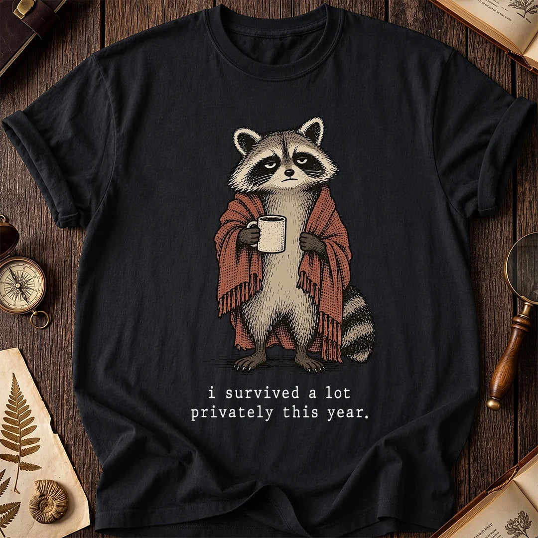 Quiet Year Raccoon T-Shirt product image 2