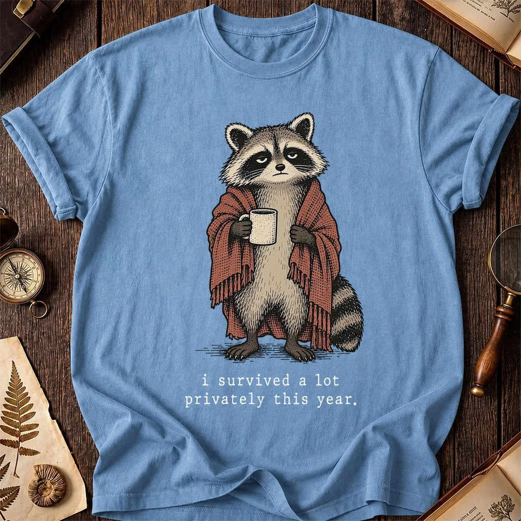 Quiet Year Raccoon T-Shirt product image 4