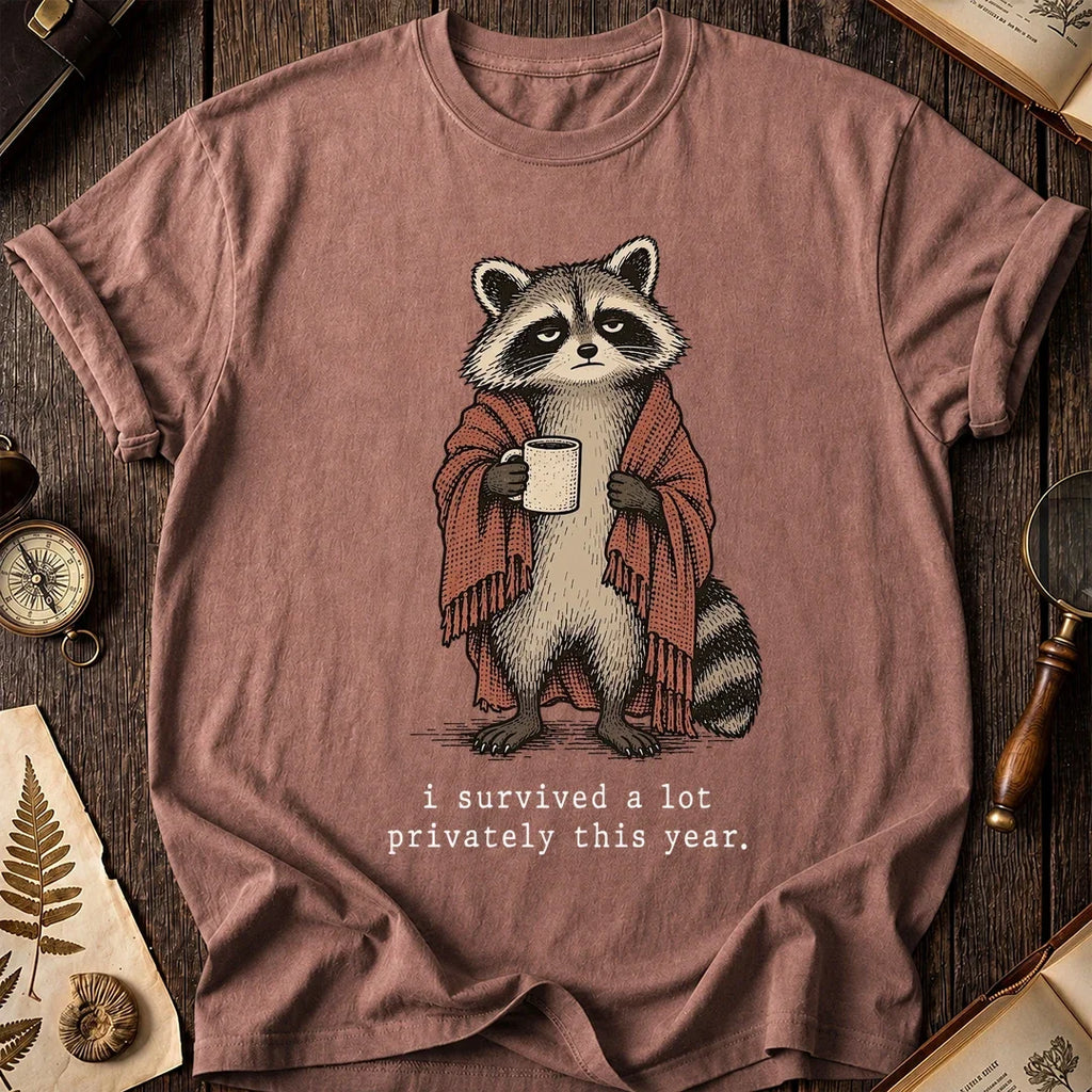 Quiet Year Raccoon T-Shirt product image 8