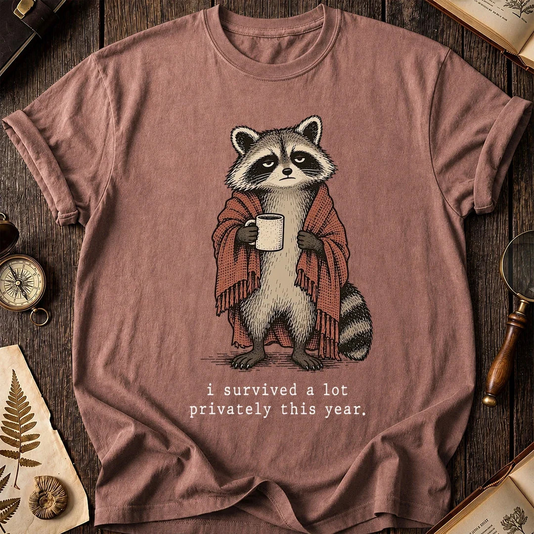 Quiet Year Raccoon T-Shirt product image 8