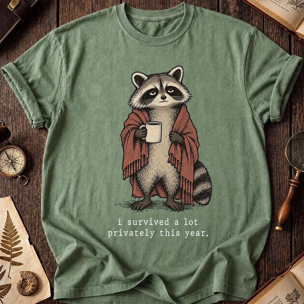 Quiet Year Raccoon T-Shirt product image 1