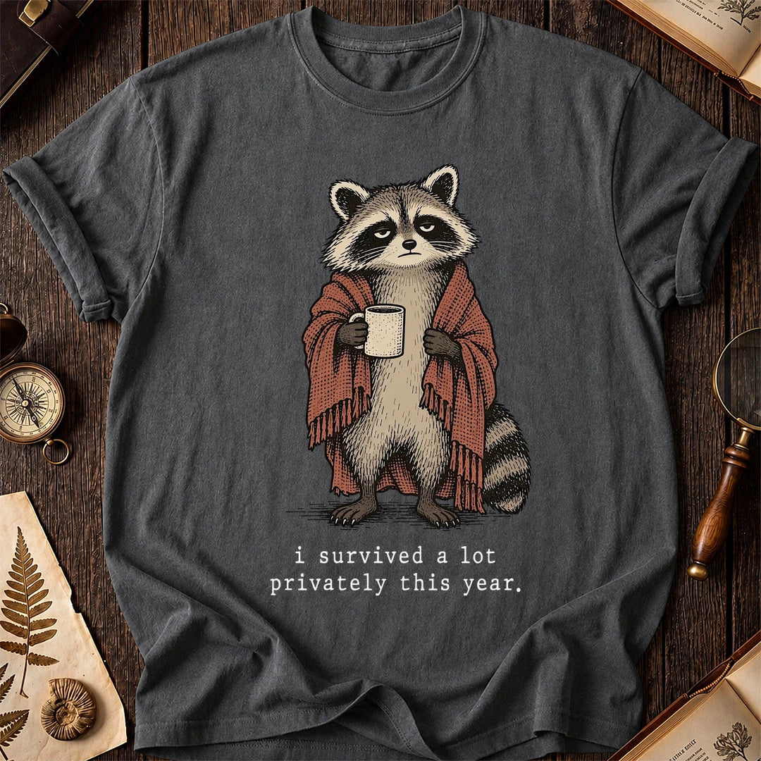 Quiet Year Raccoon T-Shirt product image 6