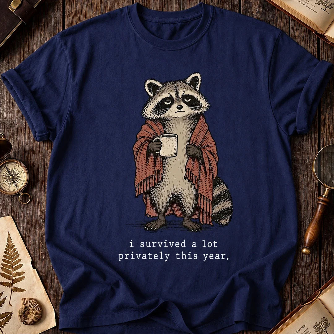 Quiet Year Raccoon T-Shirt product image 7