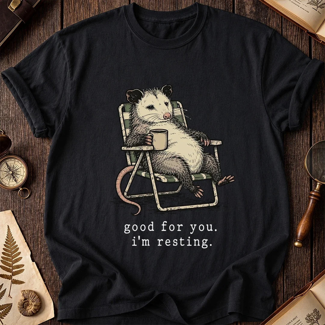 Rest Mode Possum T-Shirt product image 2