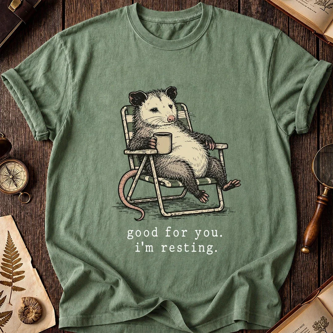 Rest Mode Possum T-Shirt product image 1