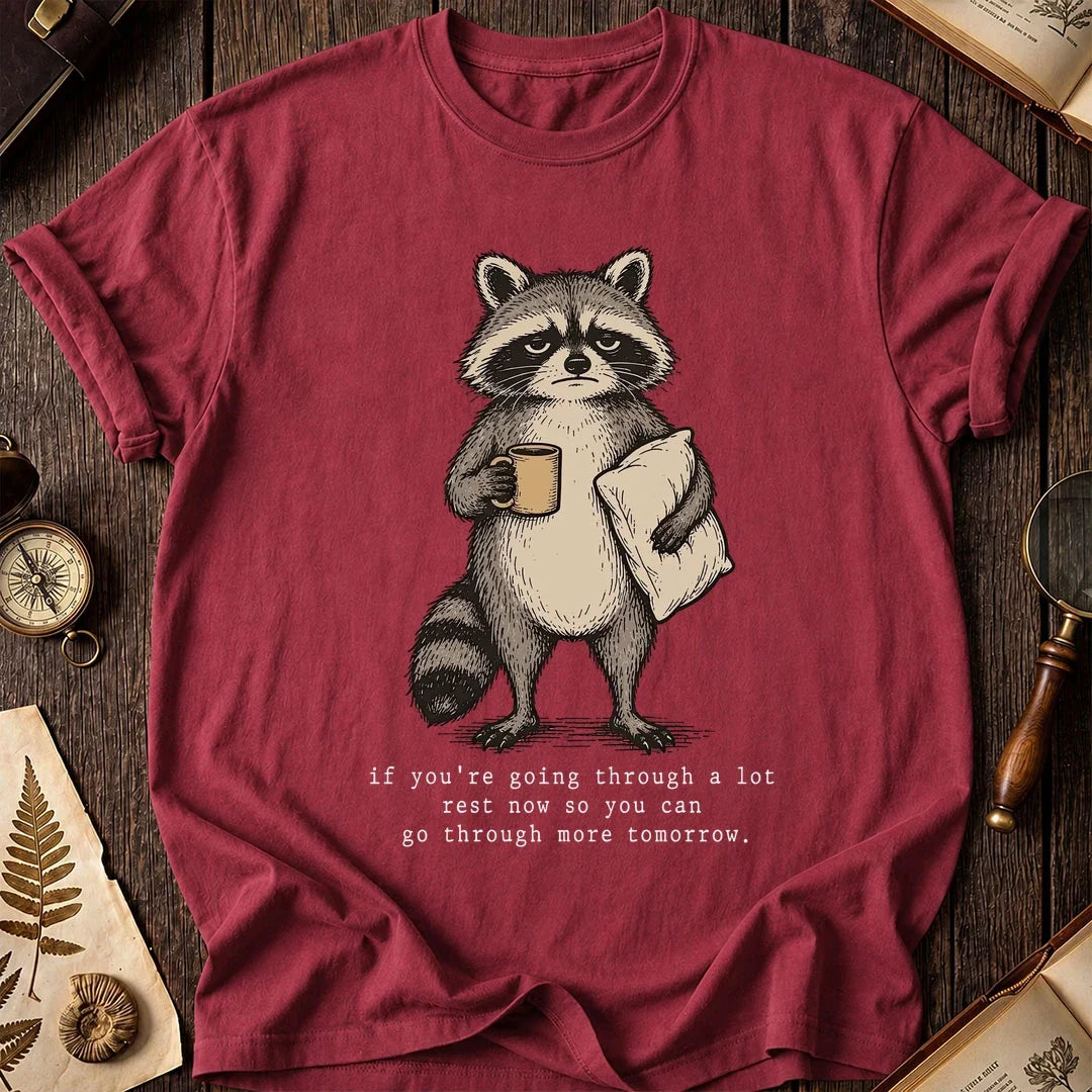 Rest Today Raccoon T-Shirt product image 5