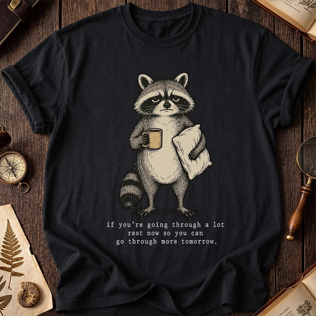 Rest Today Raccoon T-Shirt product image 2