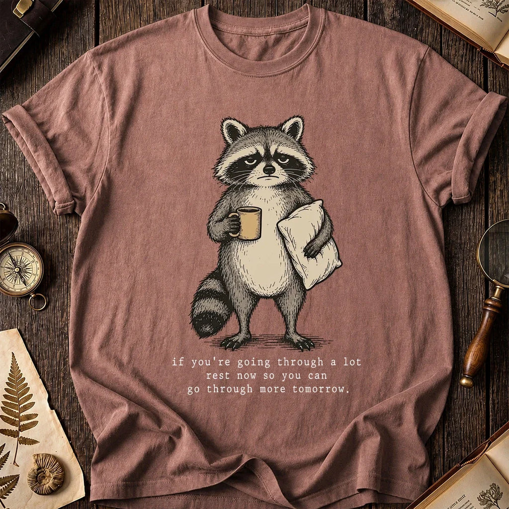 Rest Today Raccoon T-Shirt product image 8