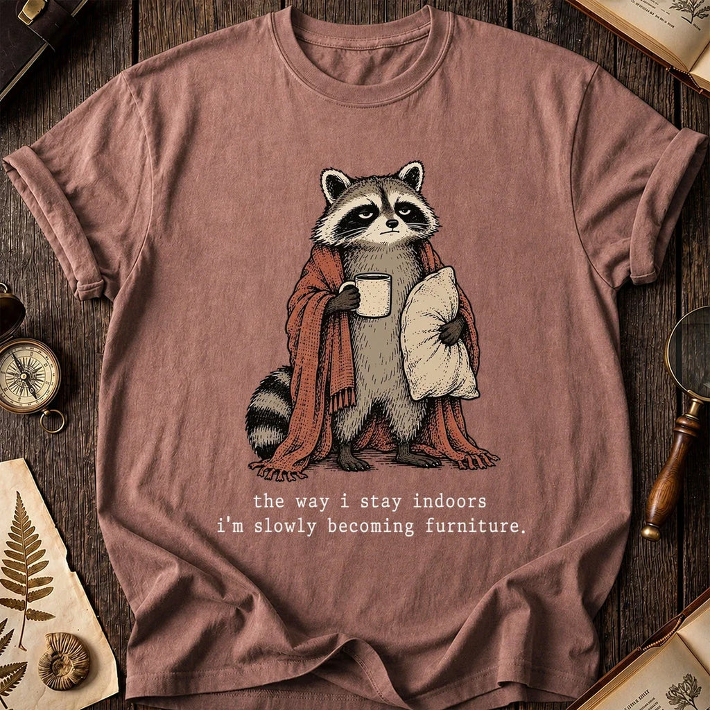 Stay Inside Raccoon T-Shirt product image 8