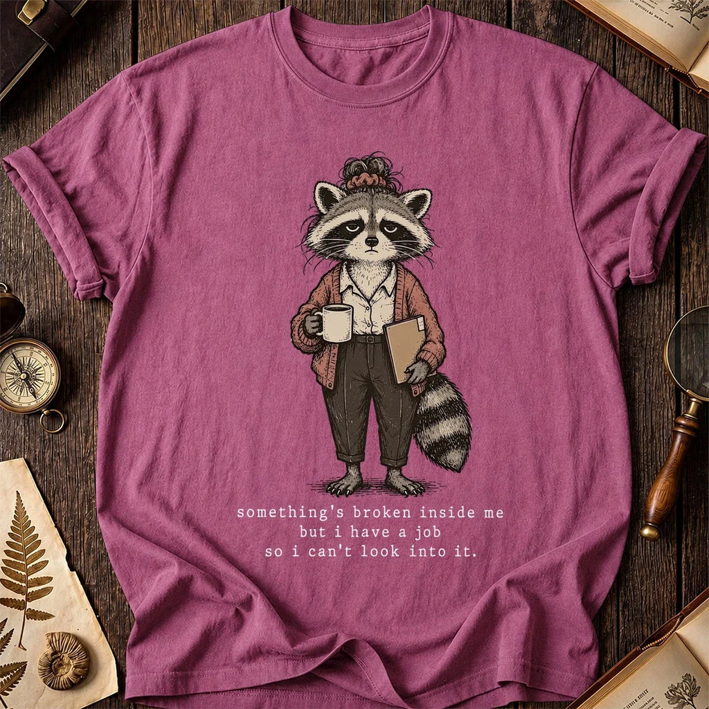 Still Job Raccoon T-Shirt product image 3