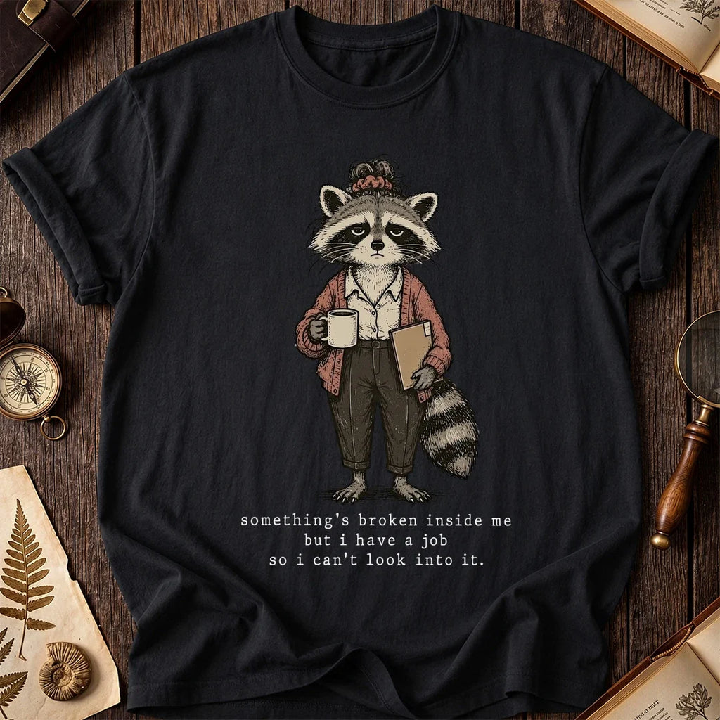 Still Job Raccoon T-Shirt product image 2
